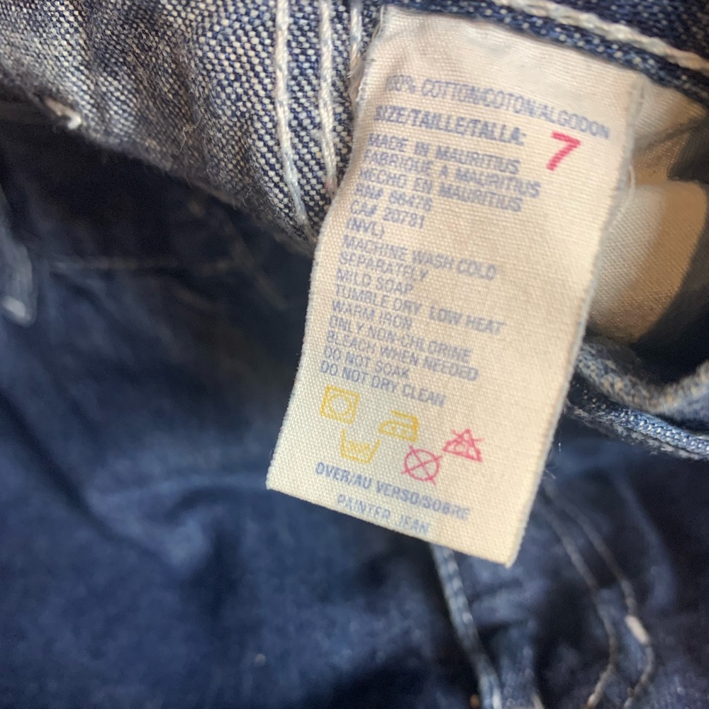Y2K Tommy Hilfiger Carpenter Jeans with Red and White Trim Wide Leg Size 7 - Picture 4 of 7